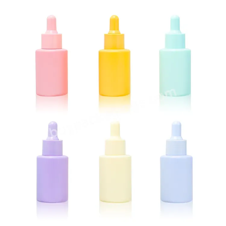 High Quality 30ml Color Serum Glass Dropper Bottle Paint Essential Oil Glass Packaging Serum Bottles