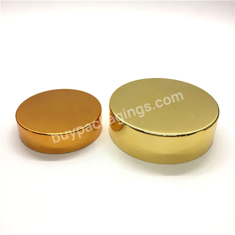 High Quality 38/400 45/400 58/400 Gold Silver Aluminum Screw Lid For Bottle/jar