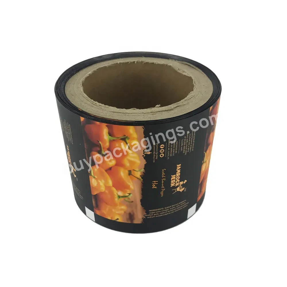 High Quality 3g Sachet Packaging Tomato Peanut Paste Laminated Food Grade Plastic Wrap Roll Film