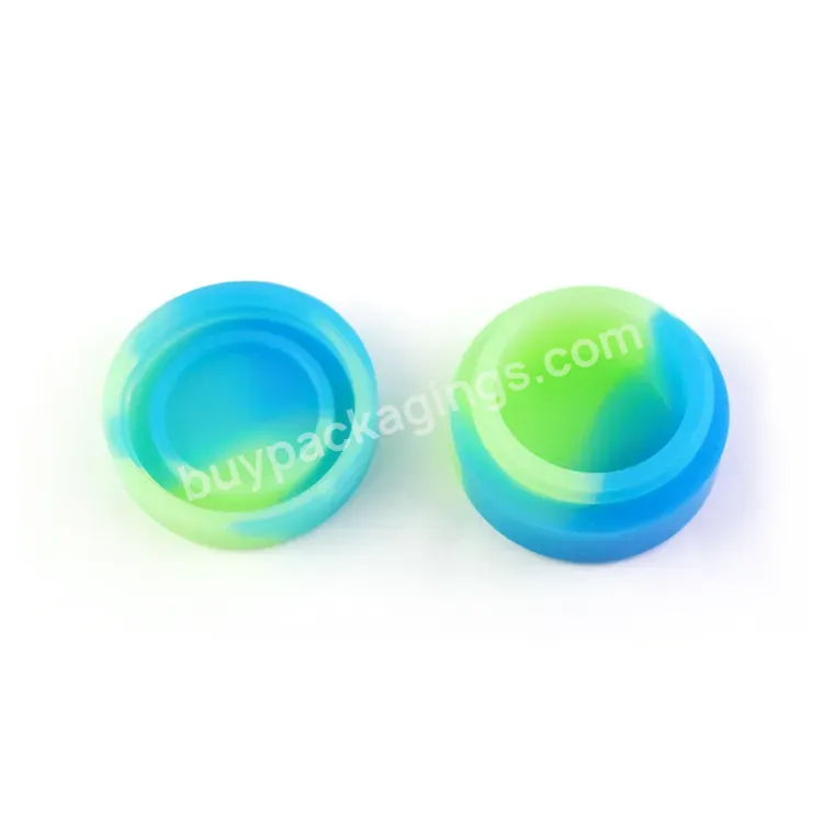 High Quality 3ml 5ml 7ml 10ml Custom Silicone Rubber Container Silicone Jars Concentrate Container 5 Ml Silicone Container