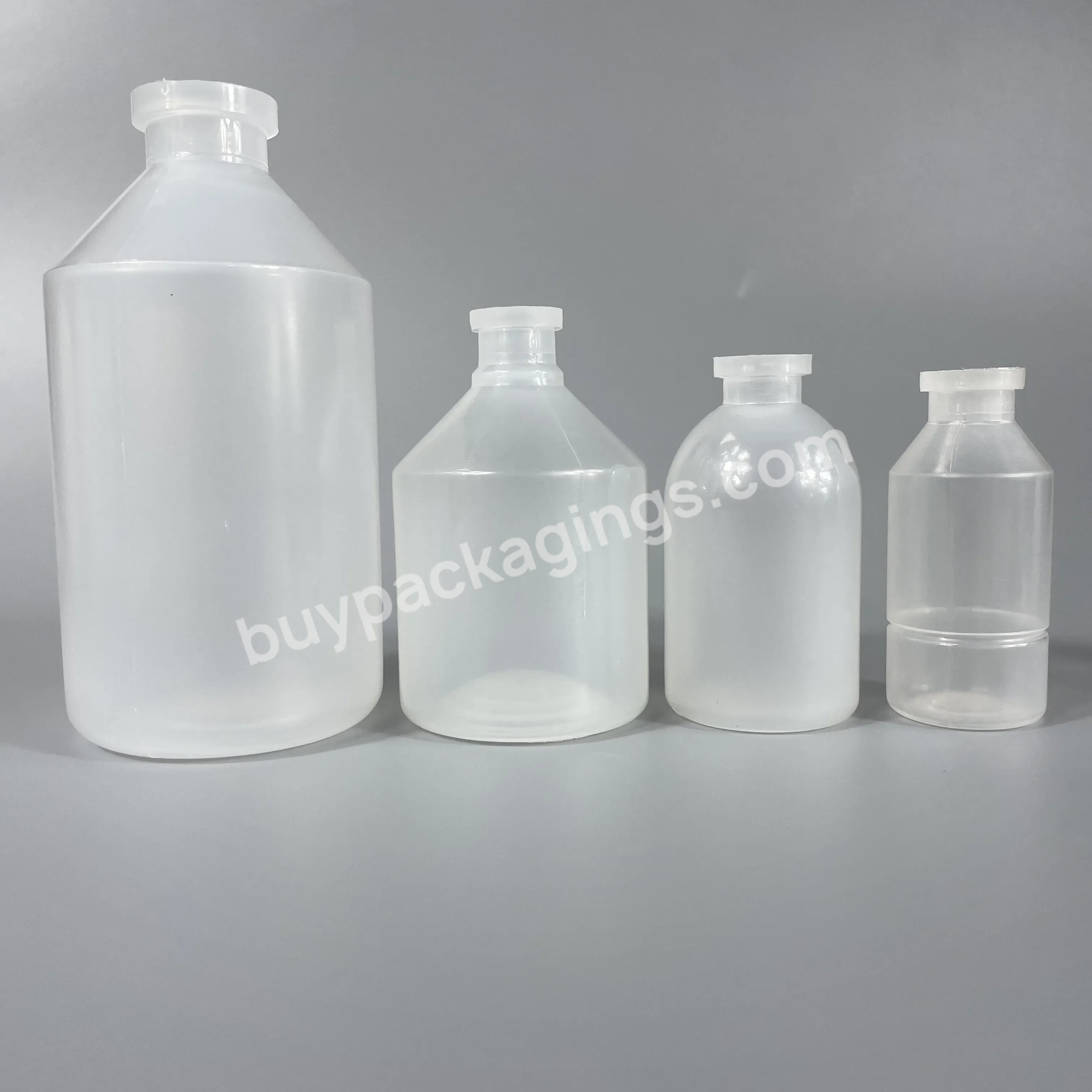 High Quality 3ml 8ml 10ml 20ml 50ml 100ml 250ml Eo Sterilization Pp Pe Material Plastic Vaccine Bottle