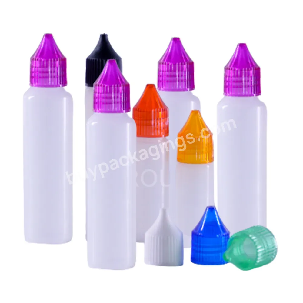 High Quality 50 Ml 30ml 20ml Skincare Plastic Dropper Bottles Empty Squeeze Oil Drop Bottles Wholesale