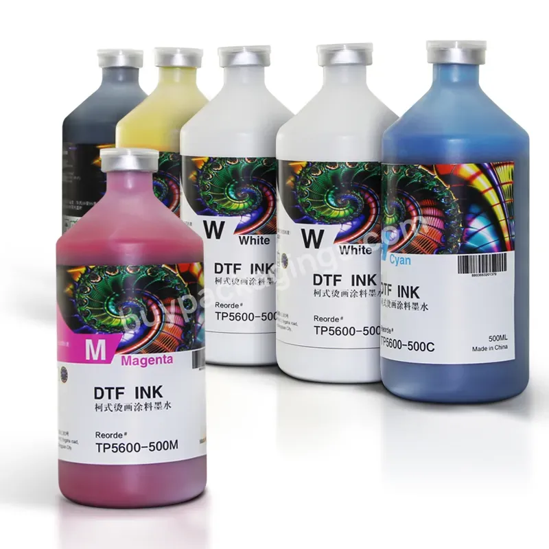 High Quality 500ml Dtf Printer Film Ink For L1800 L1300 R2400 L805 L800 P600 P800 Printer