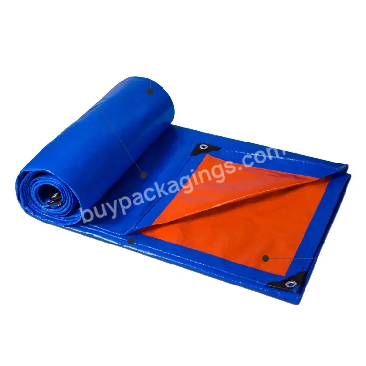 High Quality 50gsm-300gsm Dark Blue Sliver Pe Laminated Plastic Sheets Truck Cover