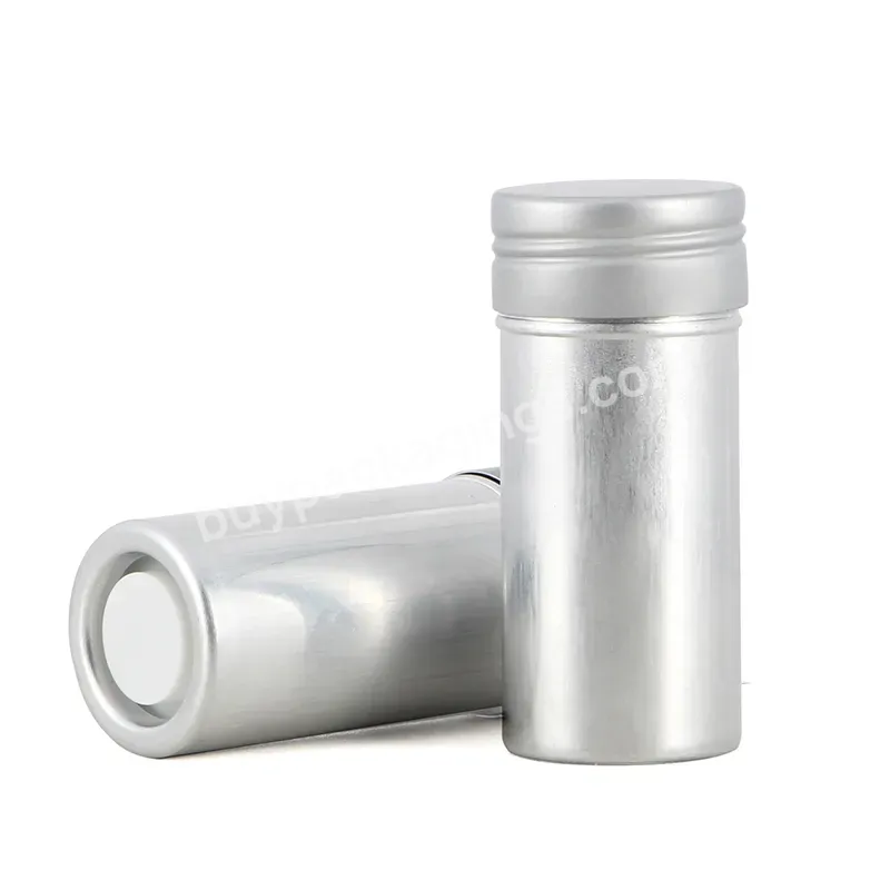 High Quality 75ml/2.5oz Edge Control Hair Wax Stick Container Aluminum Tin Can Metal Container For Hair Wax Stick