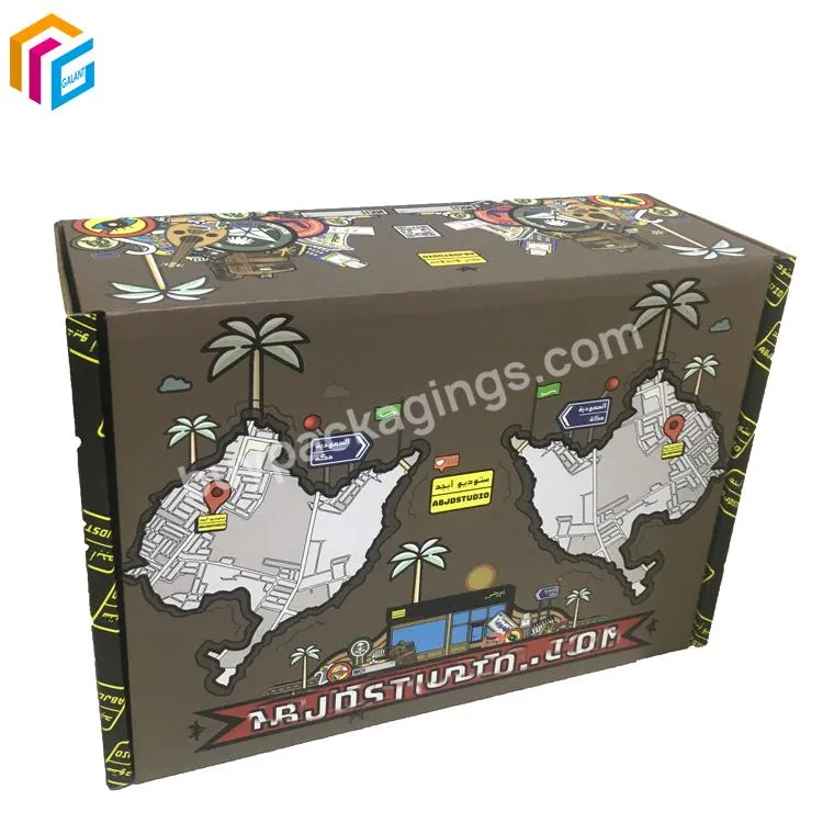 high quality 9x7x2 custom logo mailer corrugated box custom low price large fabric shipping box