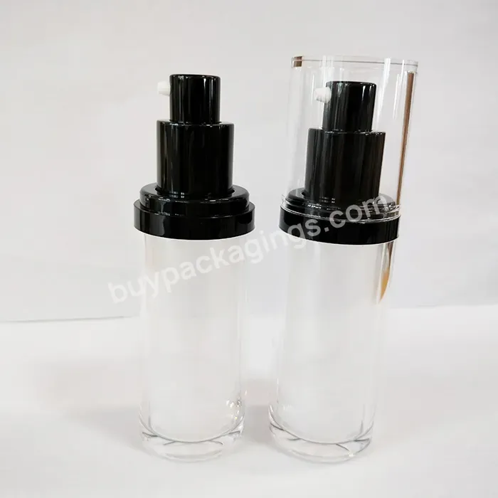 High Quality Acrylic Plastic Empty Lotion Pump Bottle 30ml 50ml Airless Bottle Cream Skincare Bottle