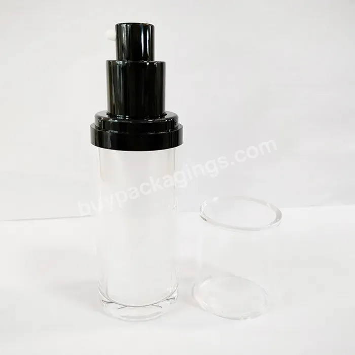 High Quality Acrylic Plastic Empty Lotion Pump Bottle 30ml 50ml Airless Bottle Cream Skincare Bottle