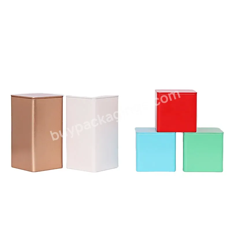 High Quality Best Selling Instock Christmas Cookie Tins In Square