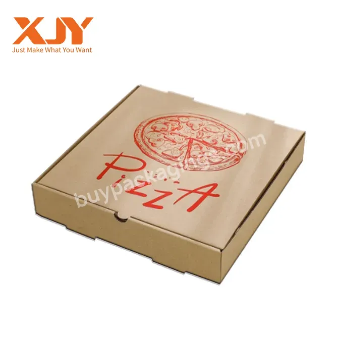 High Quality Biodegradable Kraft Paper Food Grade Pizza Box Small Business Packing Supplies
