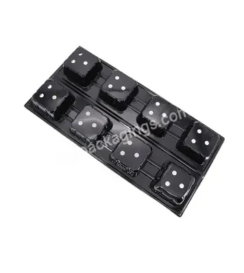 High Quality Black Rectangular 8 Hole Transparent Plastic Agricultural Seed Starting Grow Germination Tray For Watermelon/tomato - Buy Plastic Agricultural Seed Starting Grow Germination Tray,8 Hole Transparent Plastic Nursery Trays,Garden Nursery Trays.