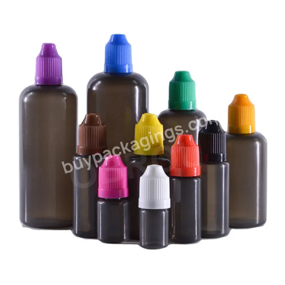 High Quality Black/white Dropper Bottle 15ml 50ml 100ml 120ml Oil Squeeze Bottle With Childproof Lid 15ml 50ml Wholesale