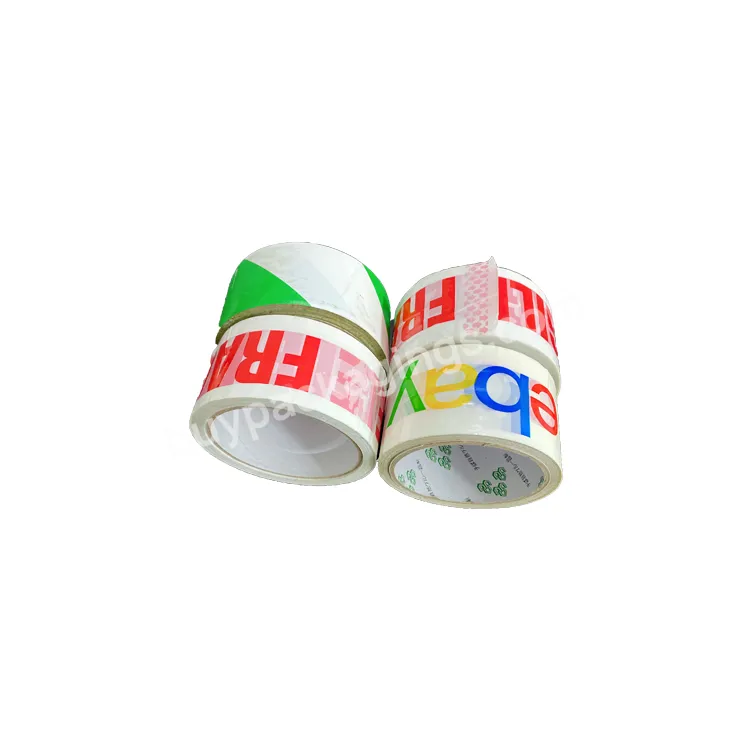 High Quality Bopp Logo Printed Packing Tape 48mm X 100m Custom Box Carton Sealing Tape Printed Self Adhesive Packing Tape
