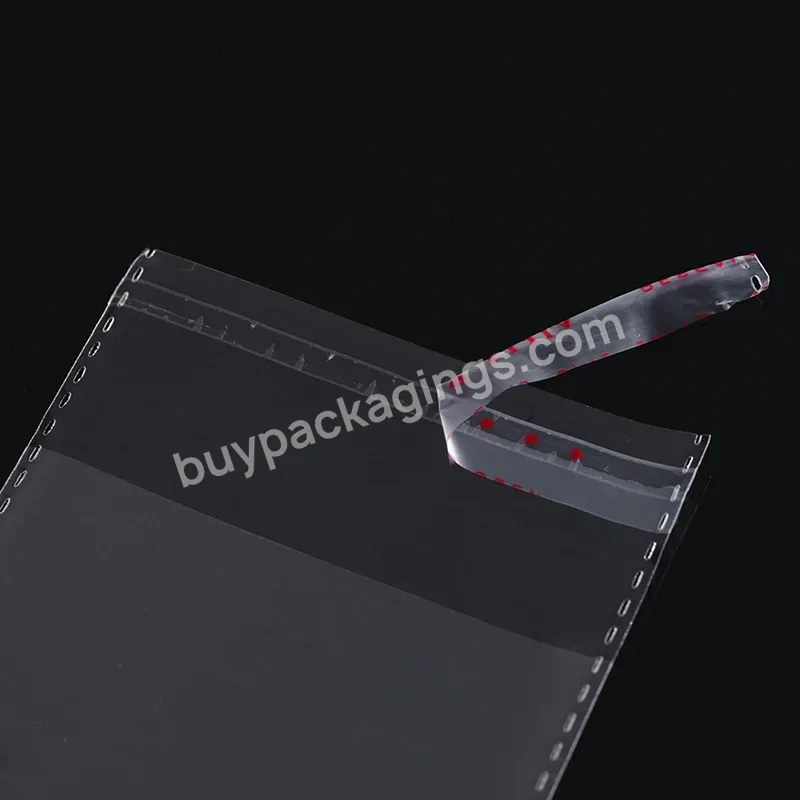 High Quality Boutique Mini Small Plastic Bag Self Sealing Transparent Seal Opp Accessories Jewelry Package Sticker Bag
