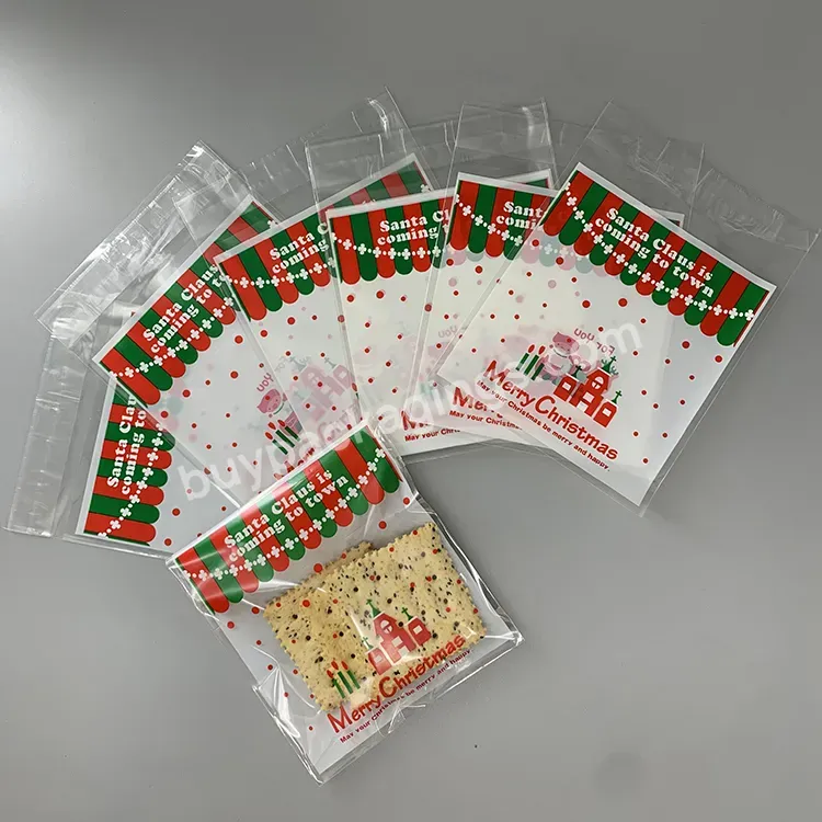 High Quality Boutique Transparent Mini Small Plastic Bag Baked Biscuit Candy Seal Opp Package Bag Food Self Adhesive Bag