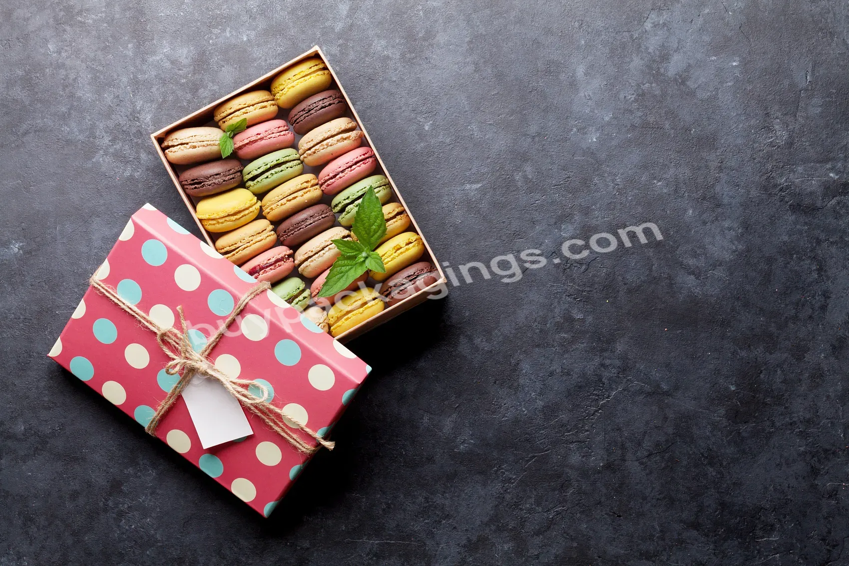 High Quality Box Packaging Cake Donut Cake Box Rectangle Custom Cake Box Manufacturer