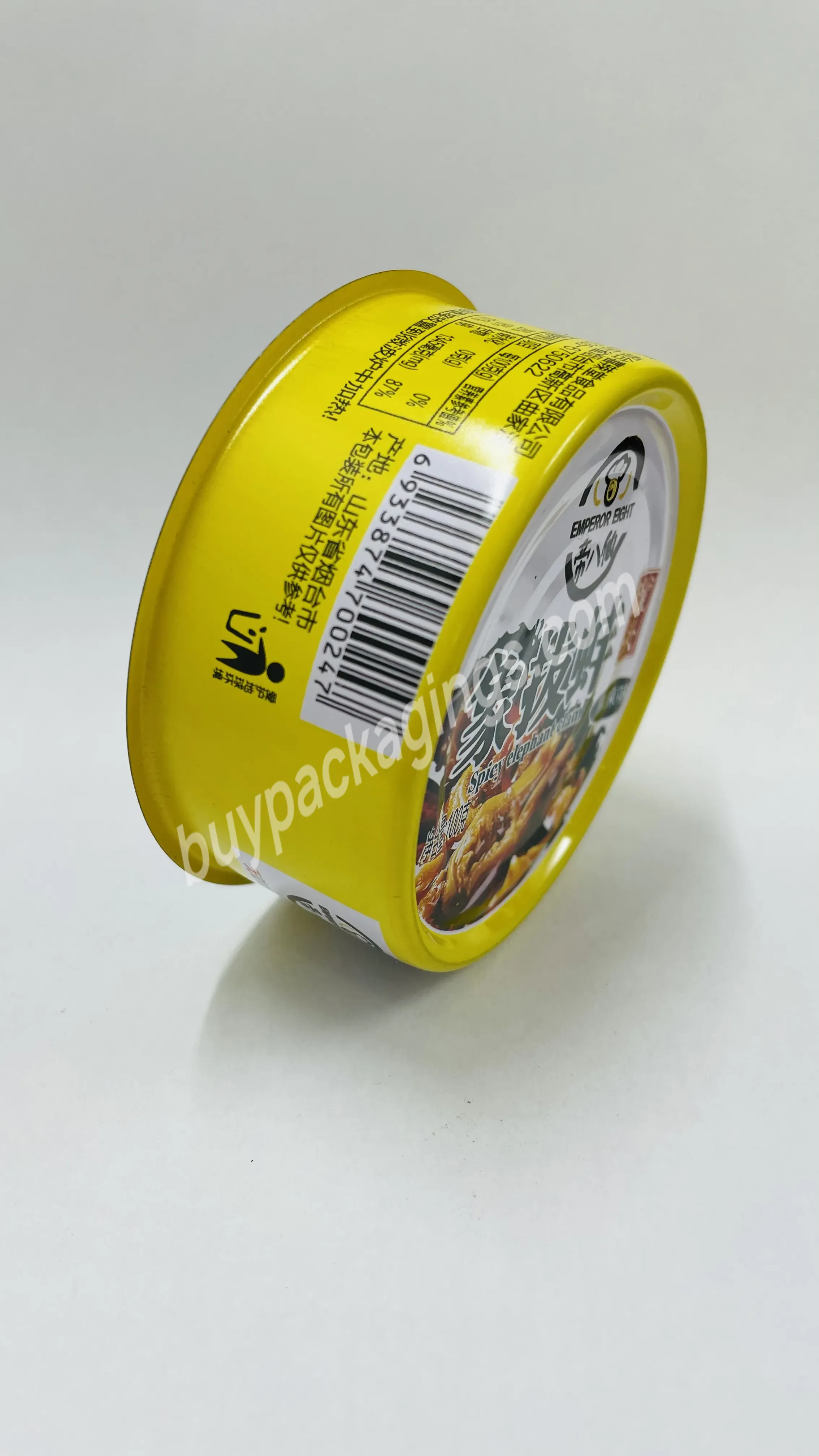 High-quality Cans Easy To Open Round Unique Luxury Food Stash Jar With Lid