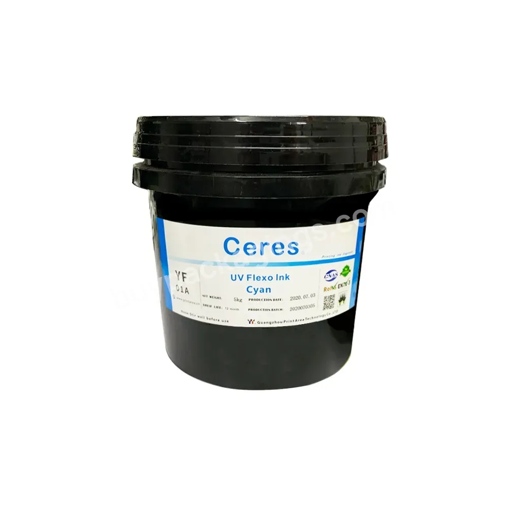 High Quality Ceres Uv Flexo Printing Ink,Flexo Ink For Label Printing,Package Is 5 Kg/barrel