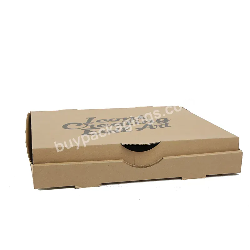 High Quality Cheap Custom Logo Portable Thick Recycled Corrugated Delivery Baking Pizza Box