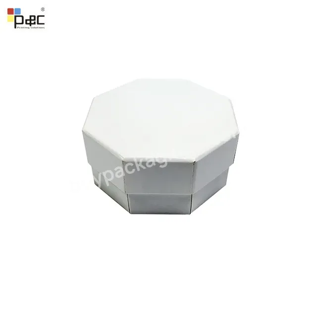 High Quality Cheap Price Octagonal White Storage Box Cosmetic Packing Box