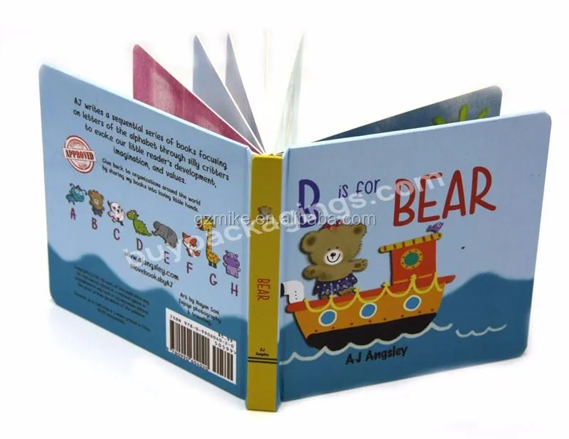 High quality child book kids Children English Short Story Round Corner Board Book Children' Board Book Printing Service