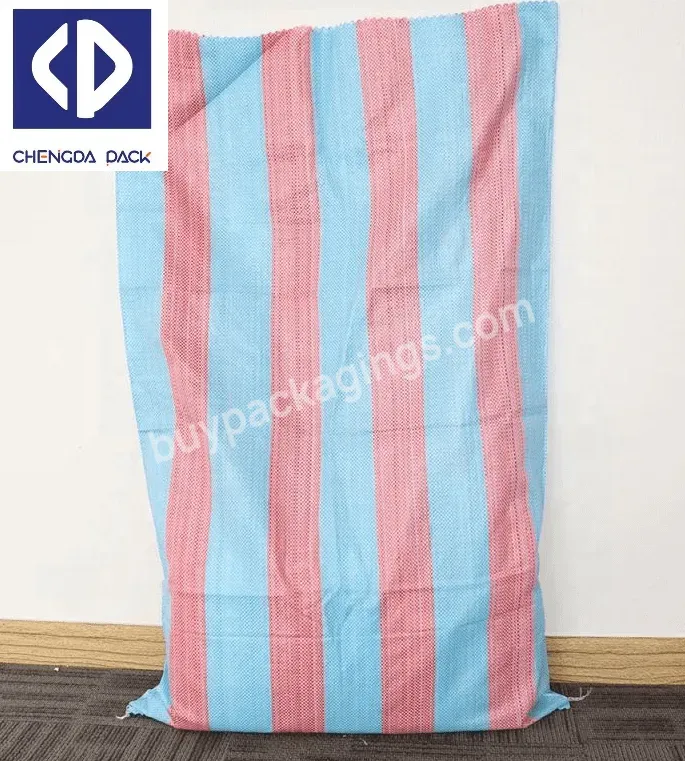 High Quality China Manufacturers Polypropylene Woven Bags Reusable 50kg Plain White Pp Woven Bags