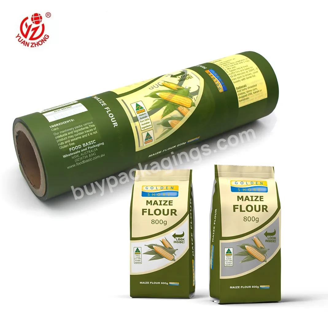 High Quality Chinese Supply Custom Colorful Printing Food Plastic Packaging Film Roll