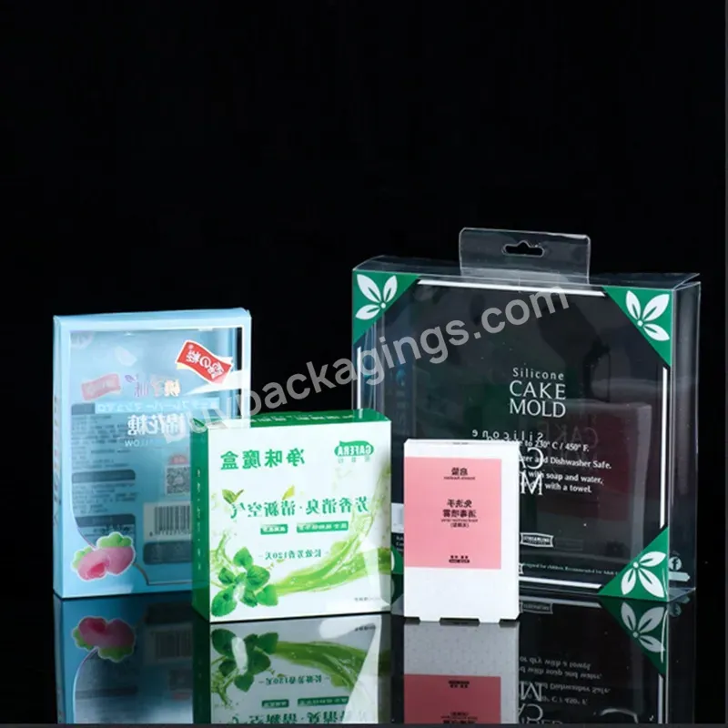 High Quality Clear Pve Pet Plastic Gift Box Custom For Electronic Device