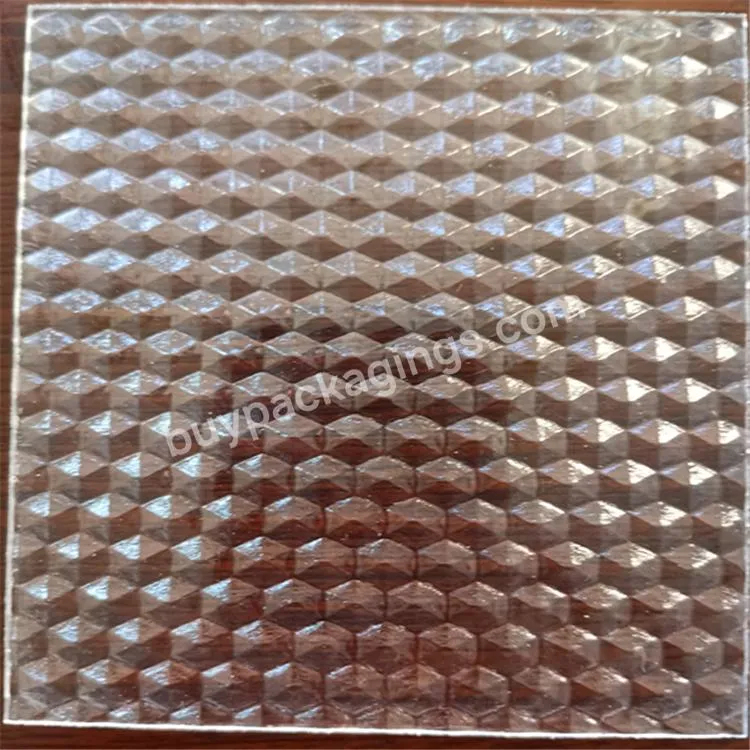 High Quality Color Customized Size Transparent Extruded Pattern Designer Ps Plastic Sheet Polystyrene