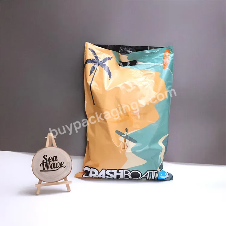 High Quality Colorful Die Cut Poly Bag Plastic Bag With Logo For Packaging Shopping