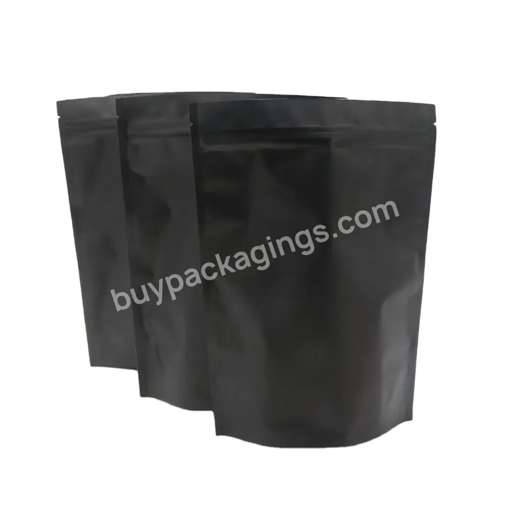 High Quality Colors Matte Metallic Aluminum Foil Stand Up Pouches Resealable Zip Lock Mylar Food Packaging Bags