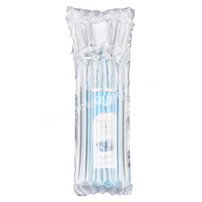 High Quality Columns Plastic Film Roll Inflatable Column Red Wine Bubble Column Buffer Bag Inflatable Air Bags For Wine Bottle