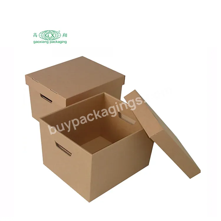 High Quality Corrugated Paper Moving Box Cardboard Large Shipping Boxesarchive Box For Heavy Storage