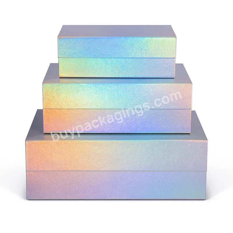 High Quality Cosmetic Folding Gift Box Magnetic Closure Lid Paper Boxes Corrugated Paper Packaging Box
