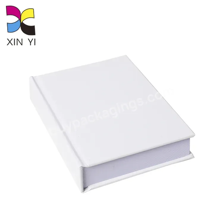 High Quality Custom A4 A5 Hardback Book Printing Decorative White Blank Hardcover Books