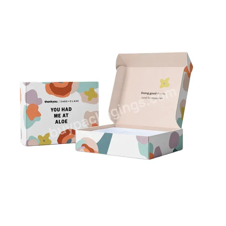 High Quality Custom Brand Logo Design Gold Paper Mounted Cloth Packing Box