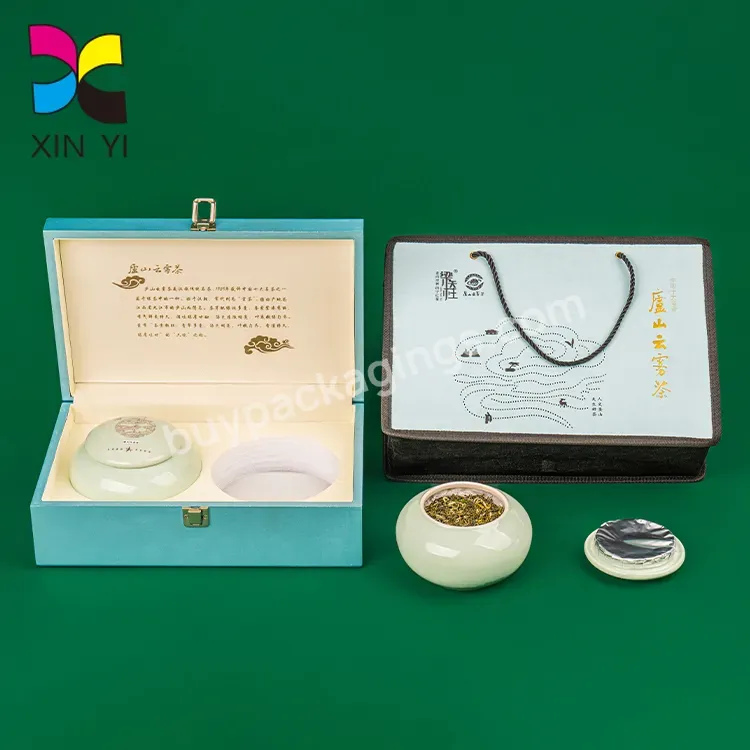 High Quality Custom Ceramic Flap Boxes Package Gift Box With Satin Insert