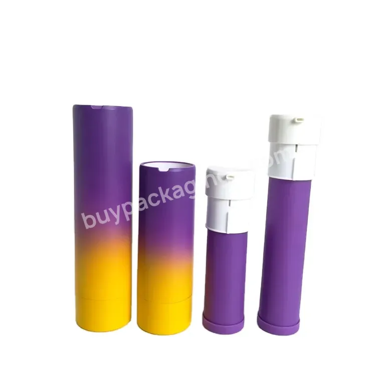 High Quality Custom Eco Friendly Refillable Cosmetic Pump Lotion Bottle Replaceable Airless Bottle For Skin Care