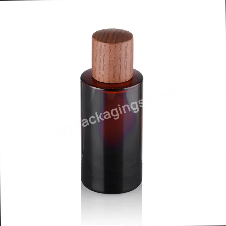 High Quality Custom Glass 50 Ml Cylinder Bottle Wholesale Perfume Bottles