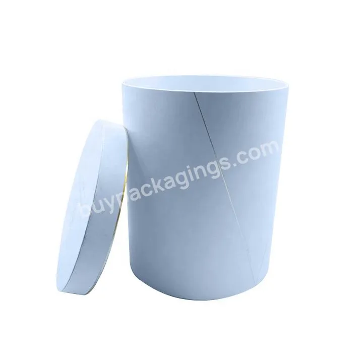 High Quality Custom Large Round Cardboard Box with Lid Round Carton Box