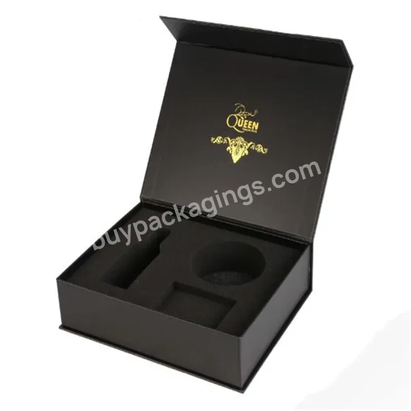 High Quality Custom Logo Cardboard Paper Magnetic Gift Box With Your Own Logo
