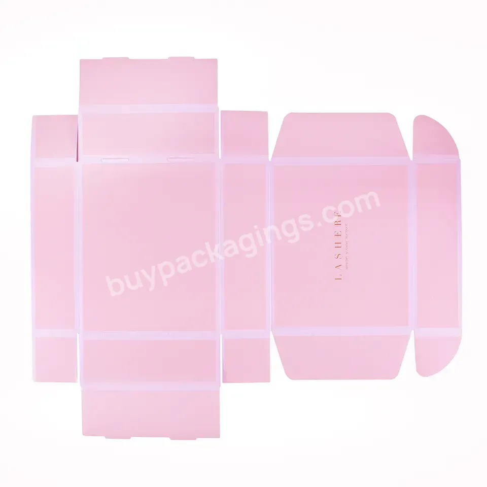 High Quality Custom Logo Pink Color Cosmetic Corrugated Packaging Mailer Box Shipping Box Paper Box
