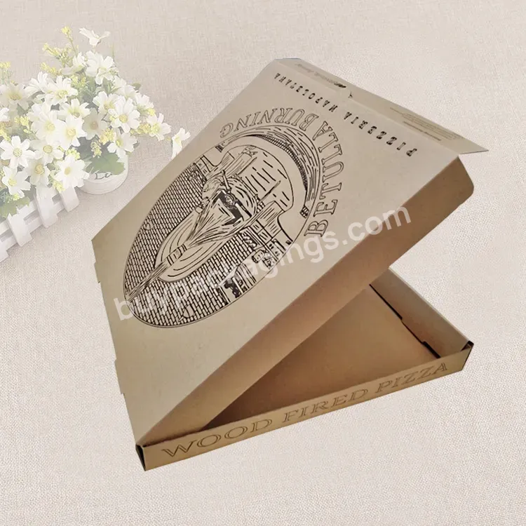 High Quality Custom Logo Printed Pizza Box Pizza Box Corrugated Cheap Customized Pizza Box