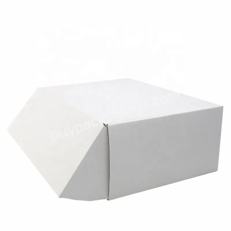 High Quality Custom Logo Printing Recycle White Paper Box Clothing Underwear T-shirt Packaging Boxes - Buy 2023 Custom Logo Printing Recycle White Paper Box Clothing Underwear T-shirt Packaging Boxes,Eco Friendly Customized E Commerce Corrugated Card