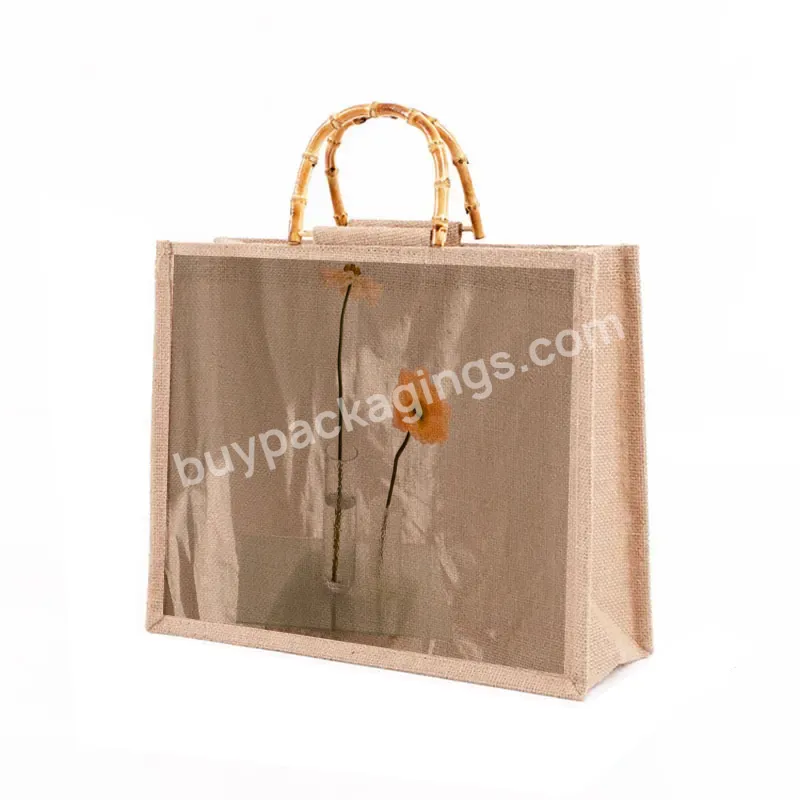 High Quality Custom Logo Waterproof Gift Promotional Shopping Tote Bag Jute Tote Bag