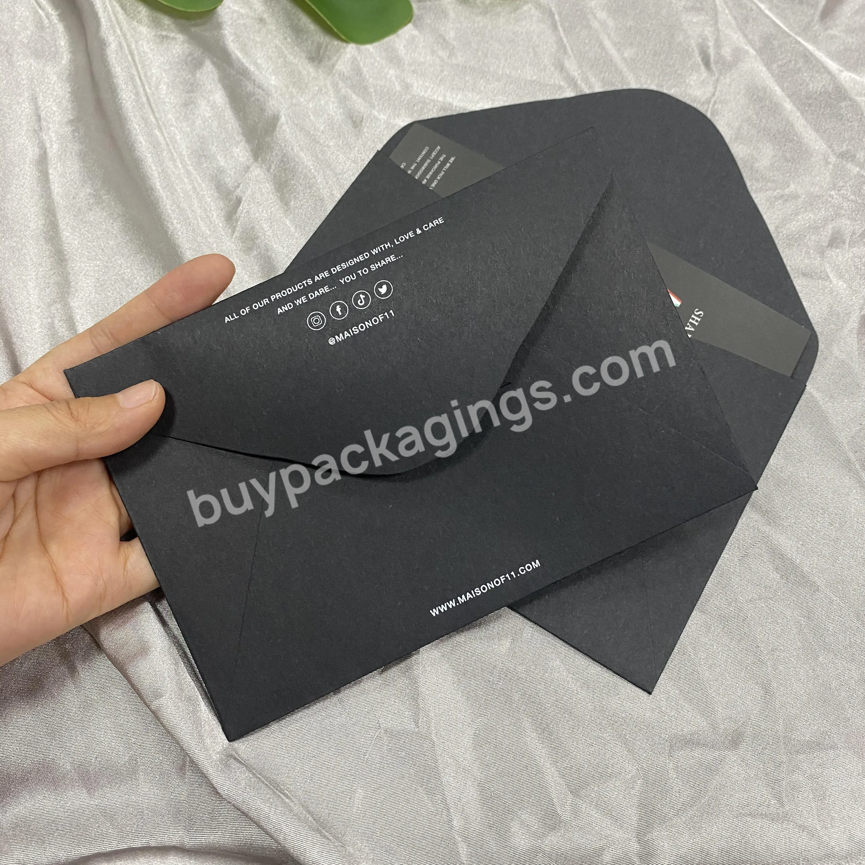 High Quality Custom Printing Logo Paper Envelope For Wedding Gift Wedding Envelope
