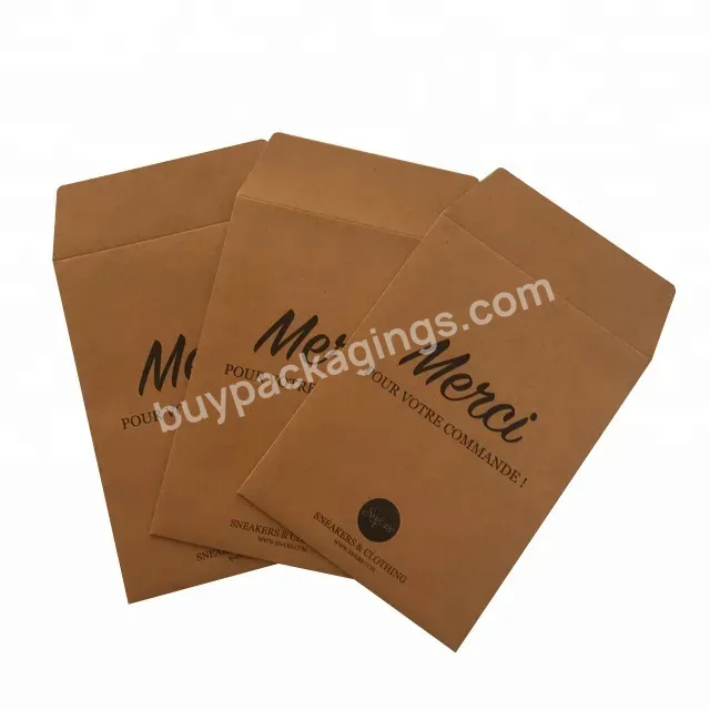 High Quality Custom Printing Paper Envelope Recyclable Kraft Paper Envelope 10x10