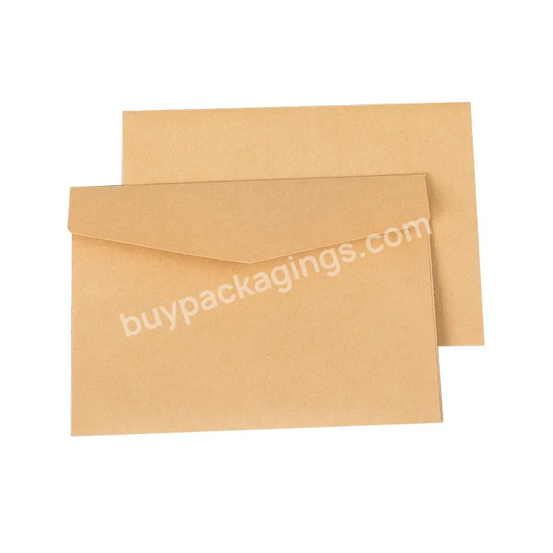 High Quality Custom Printing Paper Envelope Recyclable Kraft Paper Envelope