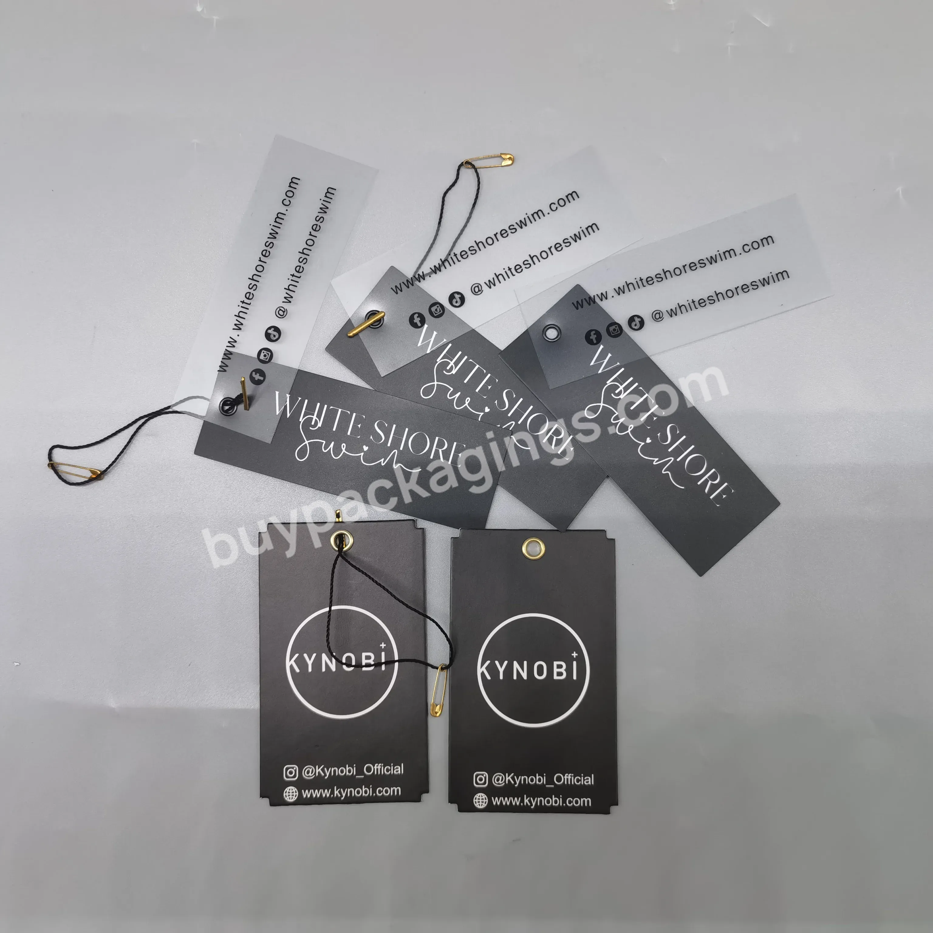 High Quality Custom Pvc Hang Tag And Paper Tag With Metal Hole Forpvc Hang Tag