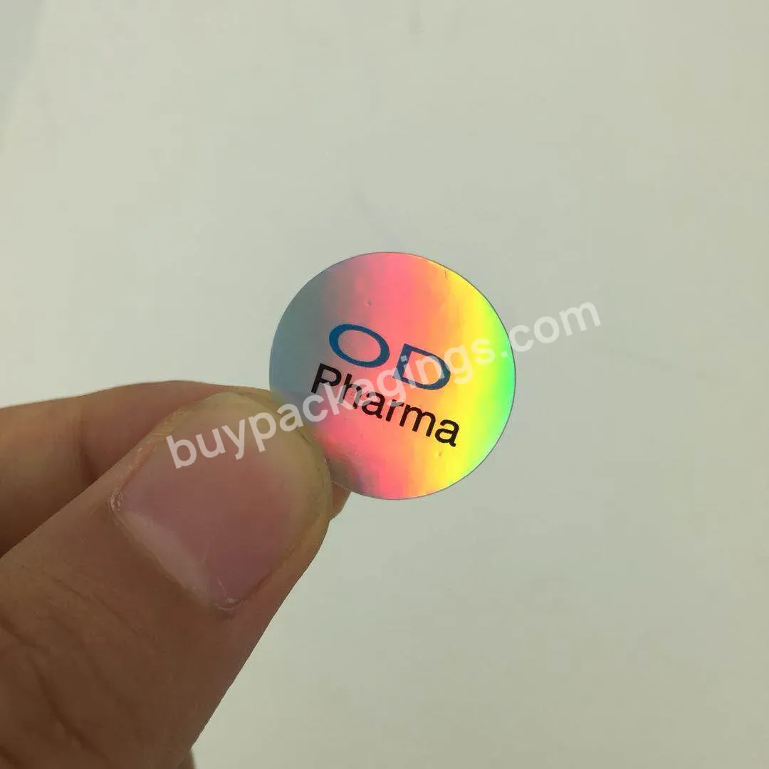 High Quality Custom Seal Stickers In Laser Hologram Paper For Hgh Steriod Boxes